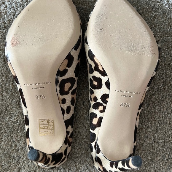 Club Monaco animal print mules - Picture 6 of 8